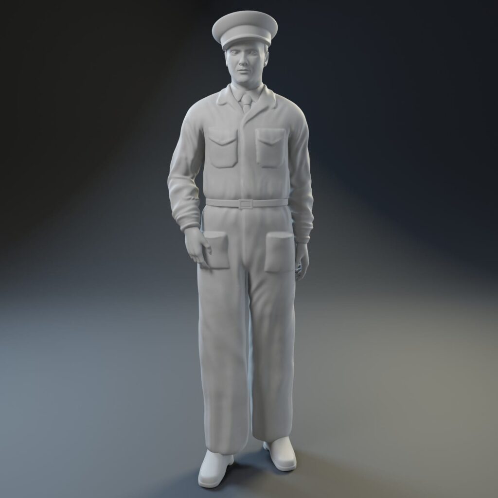 3D model figurky - policie