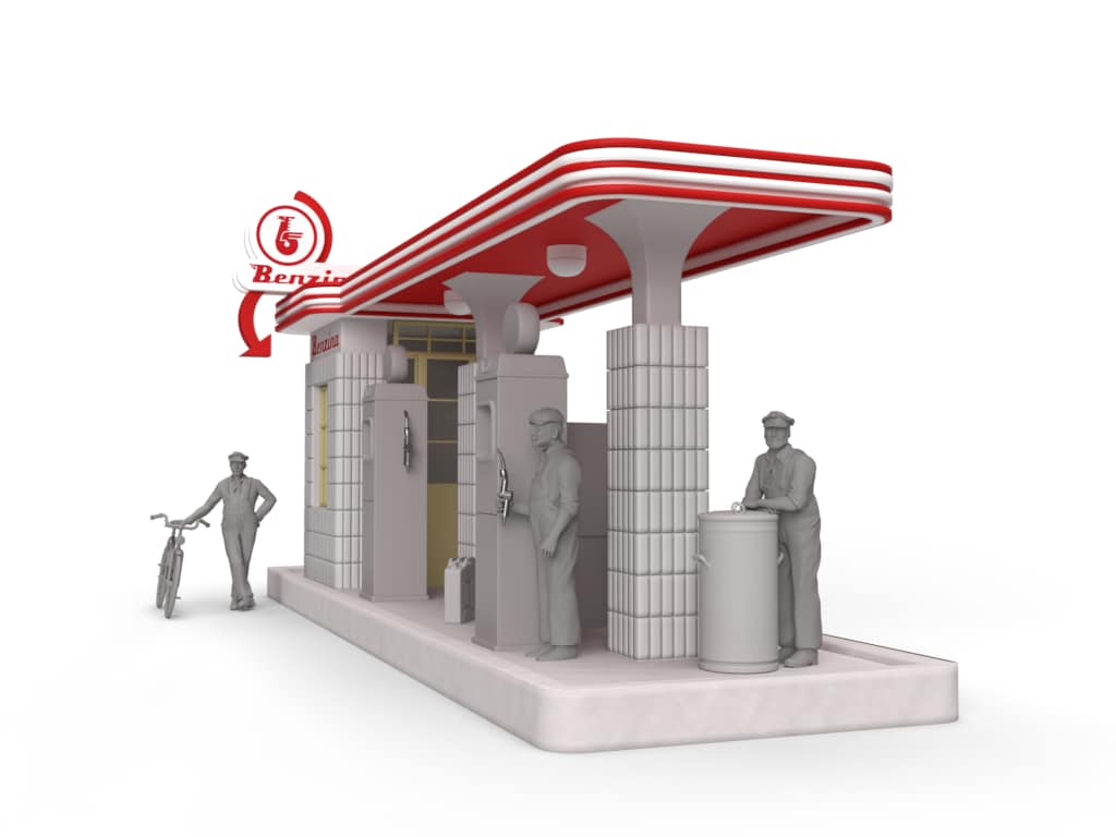 Benzina tisk na zakázku 1:43